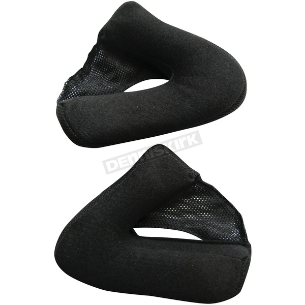 Black 25mm Cheek Pad Set for HJC Helmets