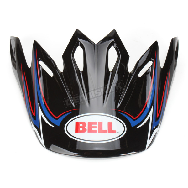 Black/Blue/Red Visor for Moto-9 Airtrix Shards Helmet
