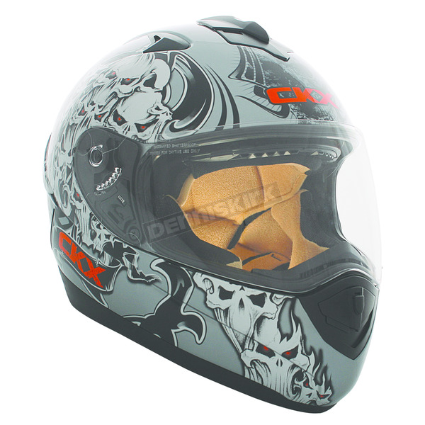 Matte Gray RR702 Zombie Helmet