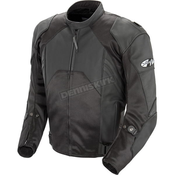 Black Radar Leather Jacket