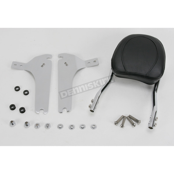 Touring Quick-Detach Passenger Backrest Kit w/8 in. x 8 in. Pad