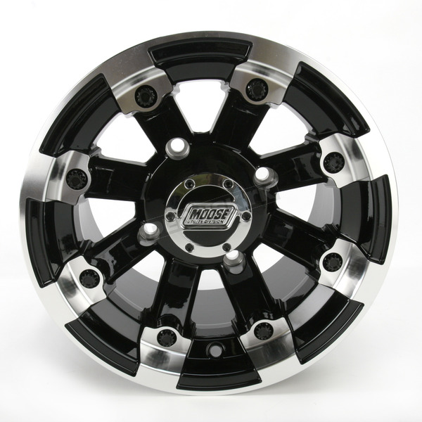 Black 393X Cast Aluminum ATV/UTV Wheel