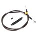 Black Vinyl Coated Clutch Cable for Use w/12 in. to 14 in. Ape Hangers