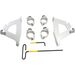 Silver Fats/Slims No-Tool Trigger-Lock Windshield Mounting Kit