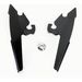Black No-Tool Trigger-Lock Plate Only Kit for Batwing Fairing