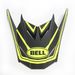Matte Black/Hi-Viz Yellow Visor for SX-1 Whip Helmets