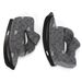 Gray Cheek Pads for CL-X7 Helmets - 25mm