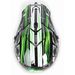 Black/Green Multi FX-17 Inferno Helmet
