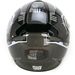 Black/Gray/White CL-16SN Machine Helmet w/Electric Shield