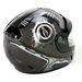 Black/Gray/White CL-16SN Machine Helmet w/Electric Shield