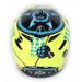 Yellow/Teal/Black Moto-9 Unit Existance Carbon Helmet