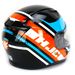 Orange/Blue/Black/White MC-7 CL-17 Victory Helmet