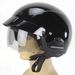 Black IS-Cruiser Half Helmet