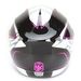 Black/White/Pink CS-R2 Injector MC-8 Helmet