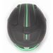 Matte Black/Green CL-17SN MC-4F Misson Helmet w/Frameless Dual Lens Shield
