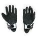 Black/White GPX Leather Gloves