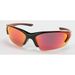 Orange Safety S-44 Sunglasses w/RV Red Lens