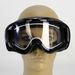 Black Falcon Snowmobile Goggles w/Clear Electric Dual-Pane Lens