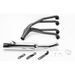 4-into-1 Black Header/Chrome Canister Style Exhaust System