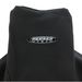 Black 6-Rib Gripper Seat Cover with Red Ribs