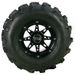 Rear Right Gloss Black 387X Tire/Wheel Kit