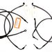 Midnight Stainless Handlebar Cable and Brake Line Kit for Use w/15 in. - 17 in. Ape Hangers (w/o ABS)