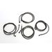 Midnight Black Standard Cable and Brake Line Kit For Use w/18