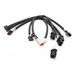 Black Pearl Designer Series Handlebar Installation Kit for use w/18 in.-20 in. Ape Hangers w/ABS