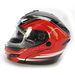 Black/Red GM54S Terrain Modular Snowmobile Helmet