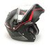 Semi-Flat Black/Gray/Red IS-MAX 2 Mine 2 MC-1SF Snow Helmet w/Frameless Dual Lens Shield
