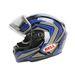 Blue/Titanium/Black Qualifier Machine Snow Helmet w/Electric Shield 