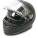 Matte Black Thunder 3 SV Snow Helmet w/Electric Shield