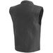 Black Club House Leather Vest