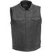 Black Blaster Leather Vest