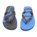 Black/Blue Beached Flip Flops