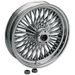 Chrome 18 x 3.5 Fat Daddy 50-Spoke Radially Laced Wheel for Dual Disc