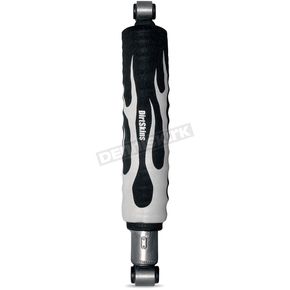 Black Race Flame Pattern Front or Rear Shock Covers