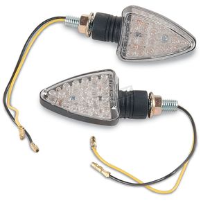 Black LED Mini-Stalk Universal Turn Signals