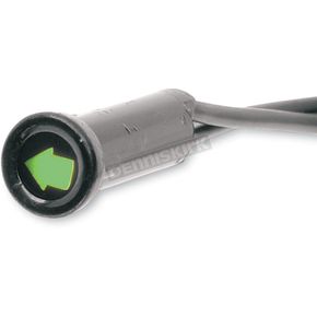 Turn Signal Snap-In Indicator Light with Black Bezel
