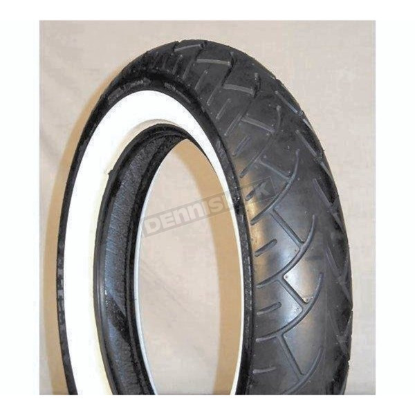 Front ME880 MH90H-21 Wide White Sidewall Tire
