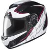 Black/White/Pink CS-R2 Injector MC-8 Helmet