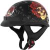 Grateful Dead Skull & Roses Half Helmet