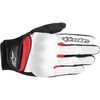 Womens White/Black/Red Stella Spartan Gloves