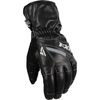 Black Leather Short Cuff Gloves