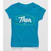 Girls Turquoise Script T-Shirt