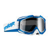 Translucent Blue/White Ally Goggles w/Clear Lens