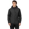 Black Podium Windproof Quilted Jacket