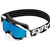White Core Goggle w/Smoke Lens with Cobalt Blue Finish