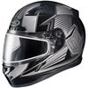 Black/Gray CL-17SN MC-5 Striker Helmet w/Frameless Dual Lens Shield