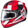 Red/White/Black CL-17SN MC-1 Striker Helmet w/Frameless Electric Shield
